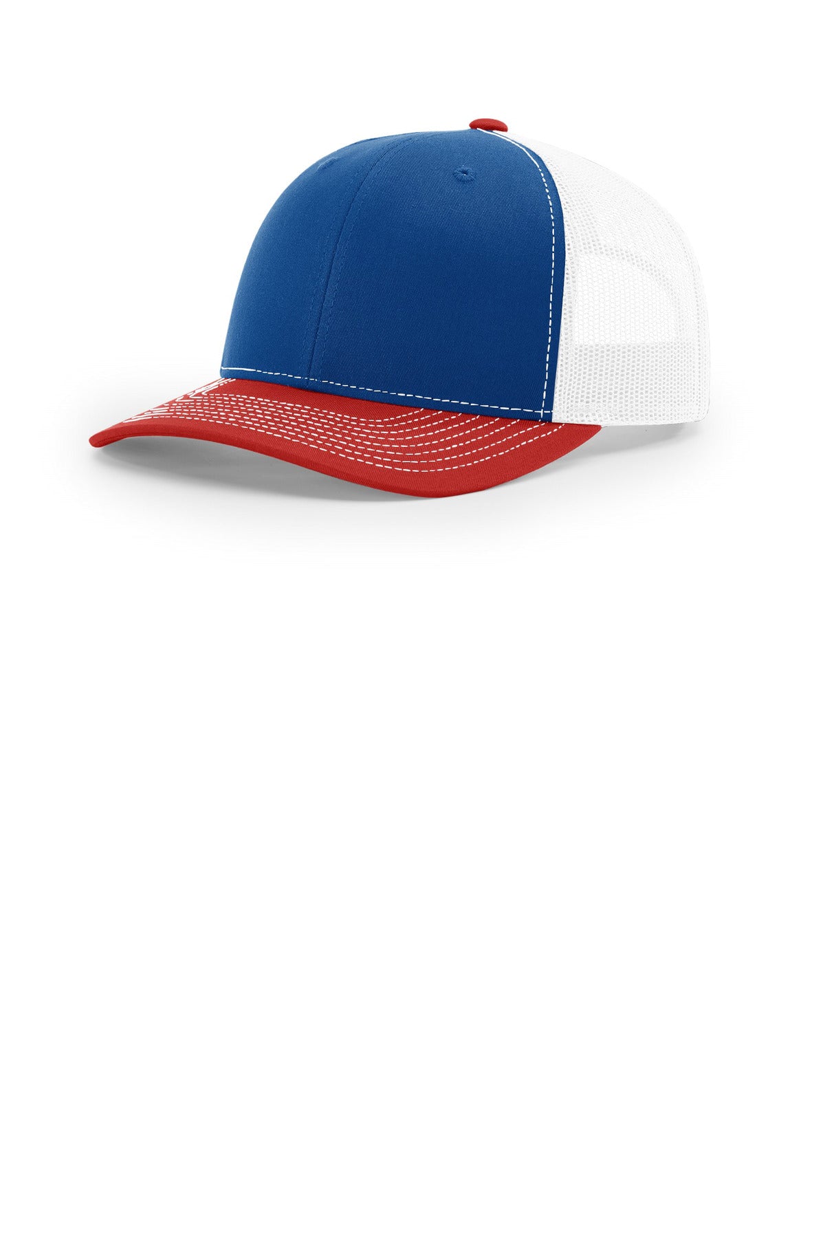 Richardson Trucker Cap 112 in Royal/ White/ Red