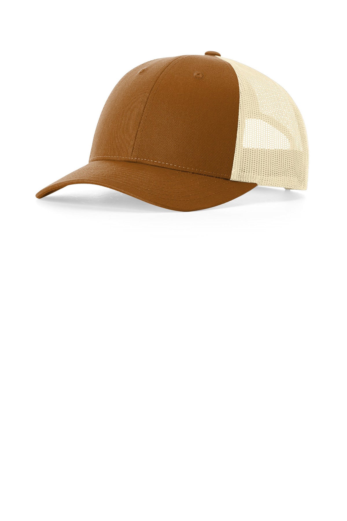 Richardson Low Pro Trucker 115 in Caramel/ Birch