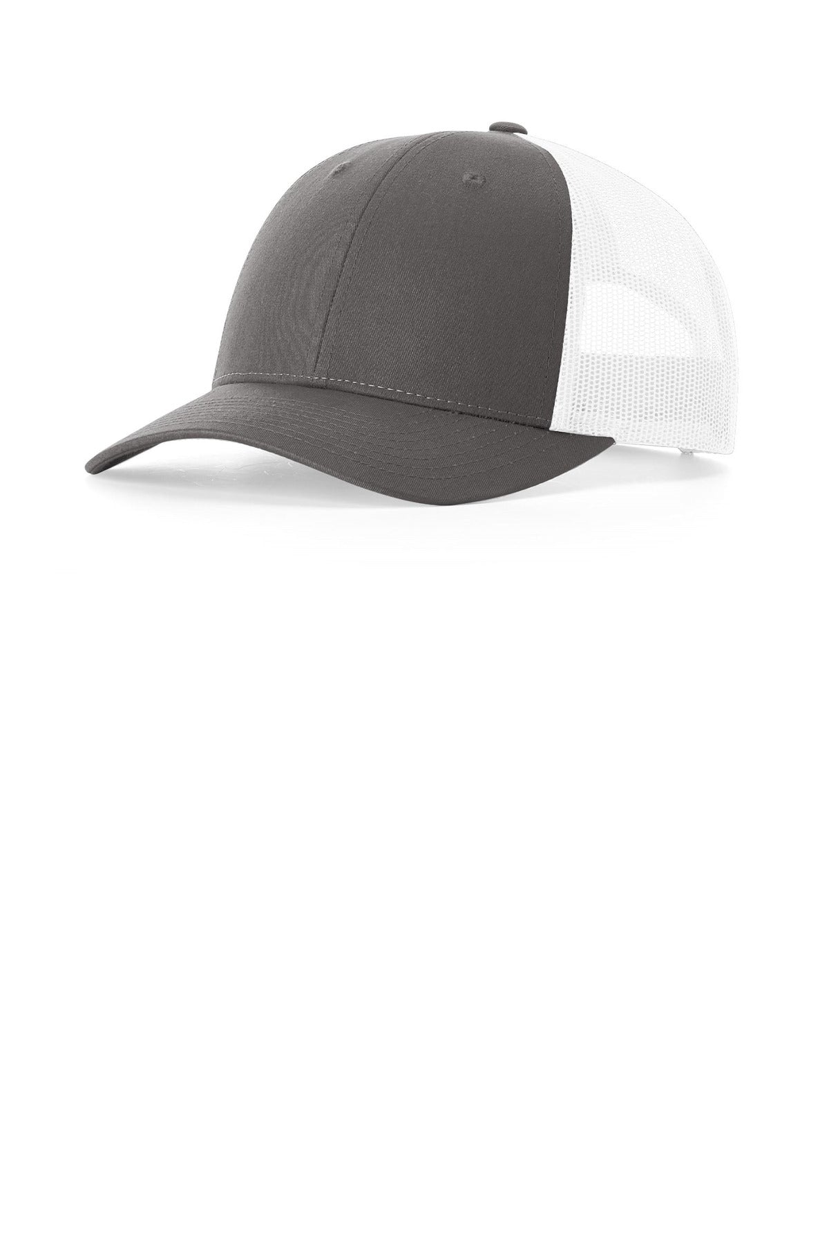 Richardson Low Pro Trucker 115 in Charcoal/ White