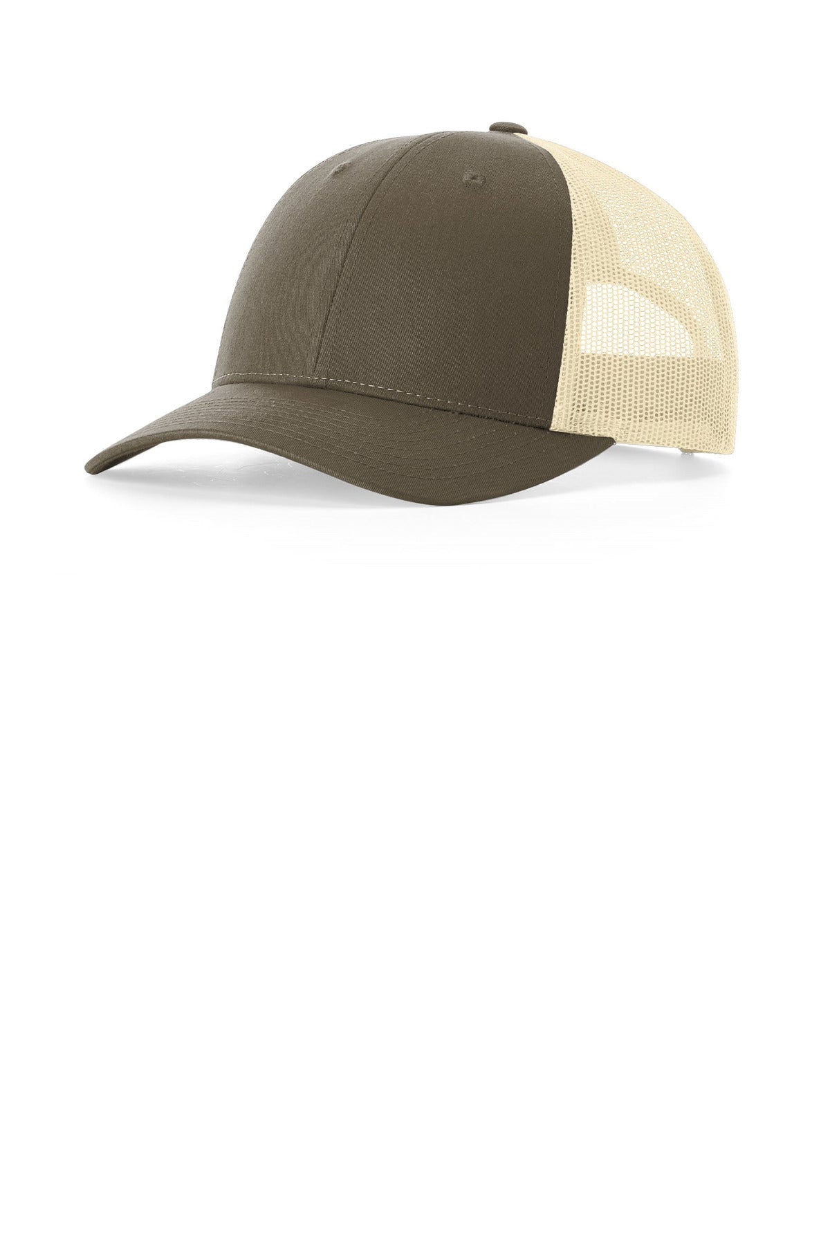Richardson Low Pro Trucker 115 in Chocolate Chip/ Birch