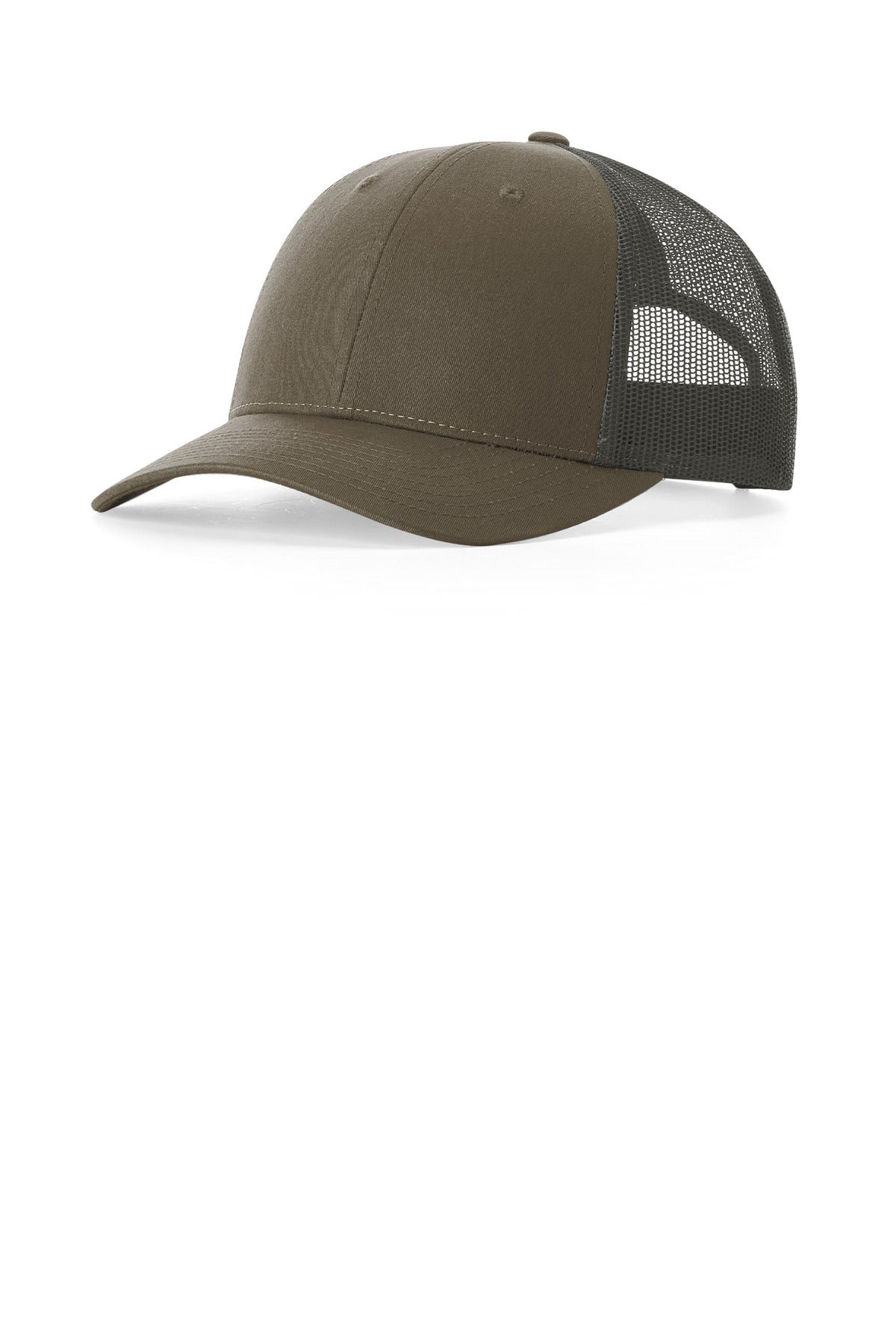 Richardson Low Pro Trucker 115 in Chocolate Chip/ Grey Brown