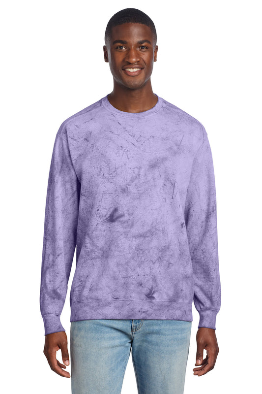 Comfort Colors Color Blast Crewneck Sweatshirt 1545 in Amethyst
