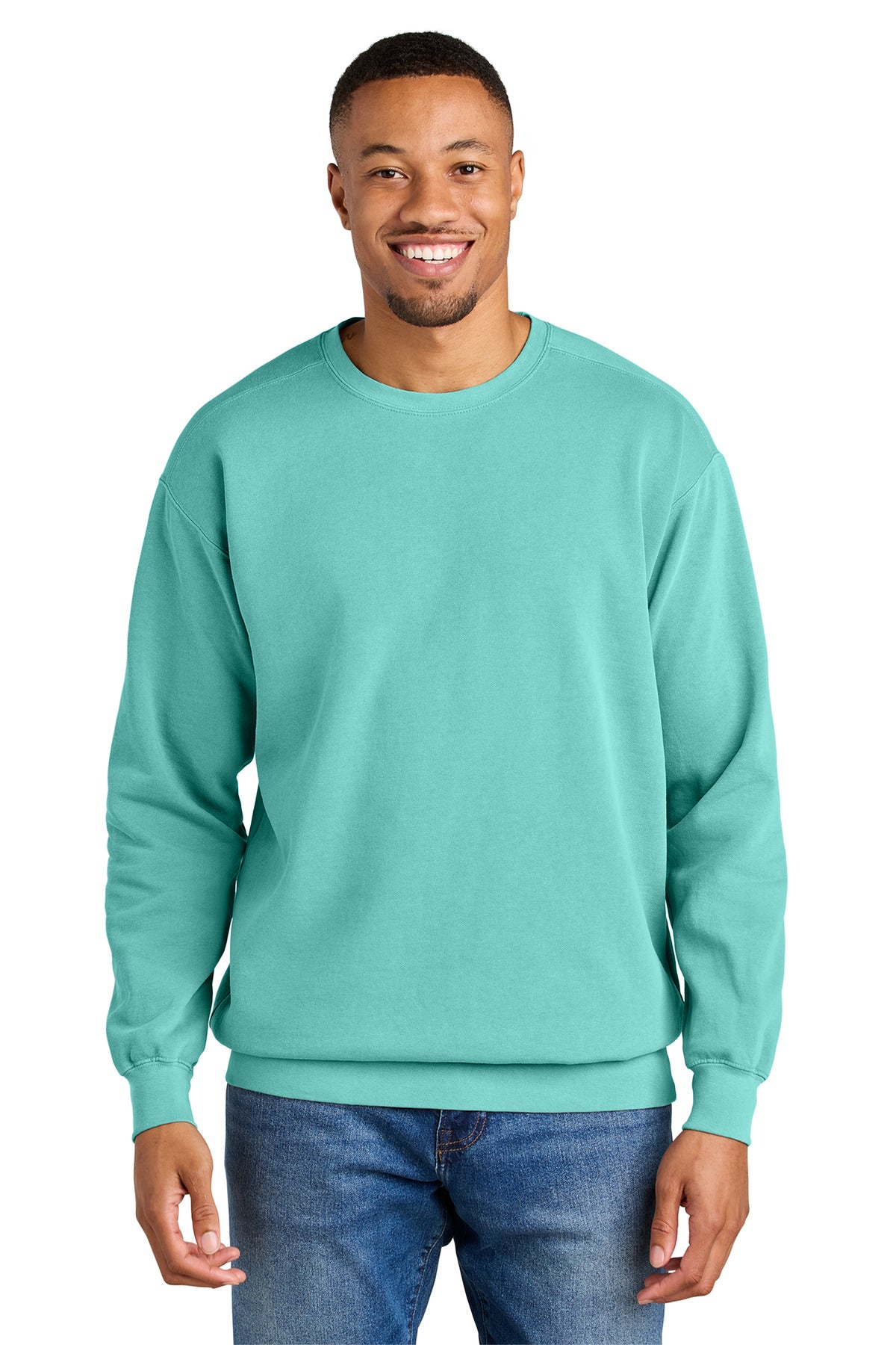 COMFORT COLORS  Ring Spun Crewneck Sweatshirt. 1566 in Chalky Mint