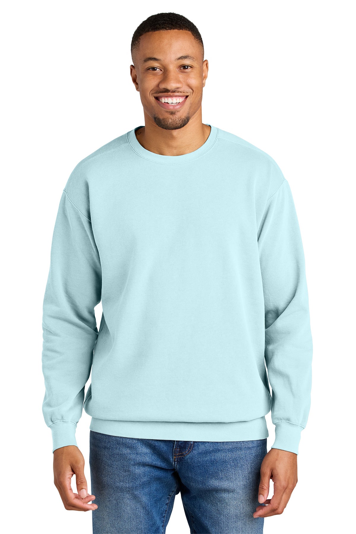 COMFORT COLORS  Ring Spun Crewneck Sweatshirt. 1566 in Chambray