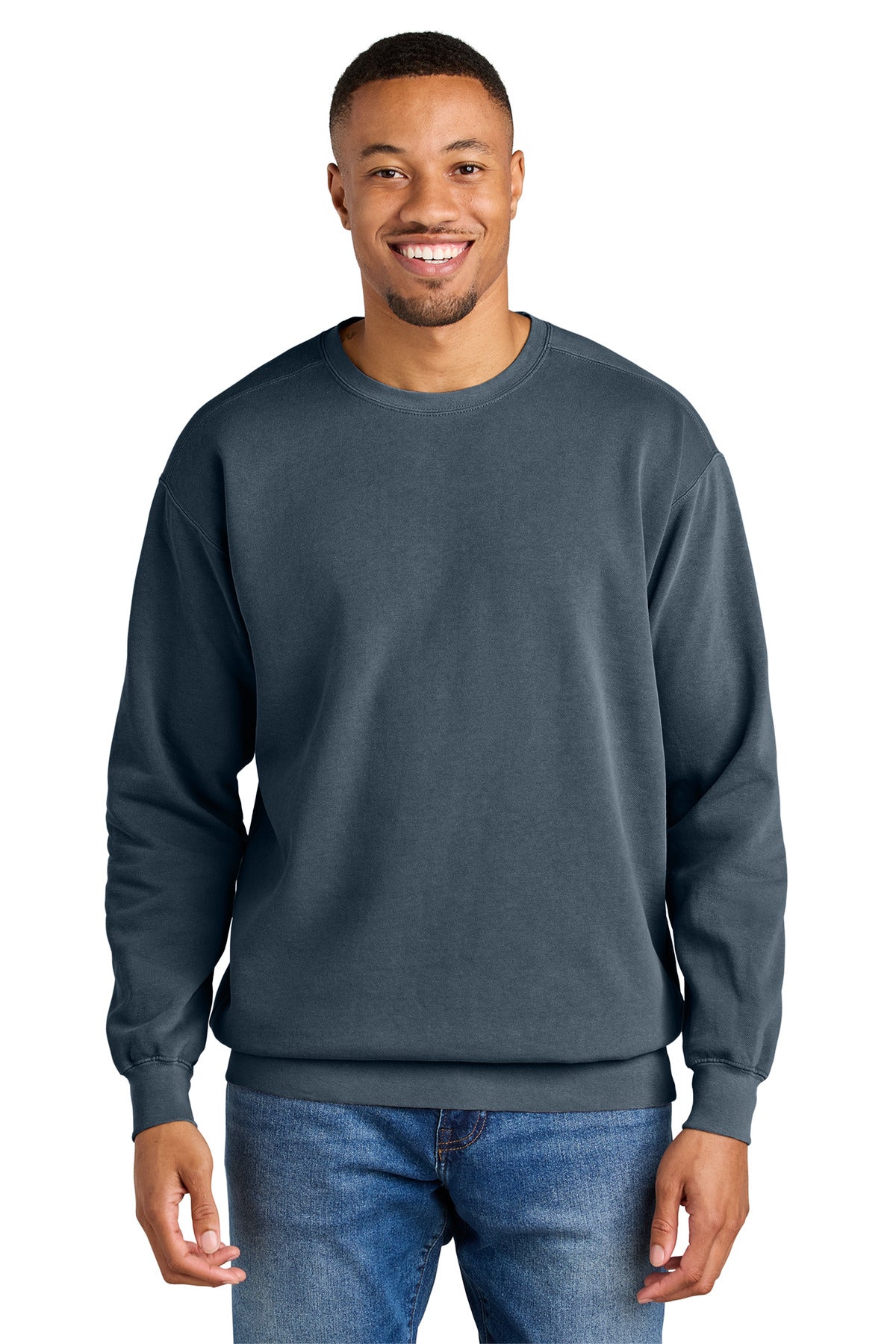 COMFORT COLORS  Ring Spun Crewneck Sweatshirt. 1566 in Denim