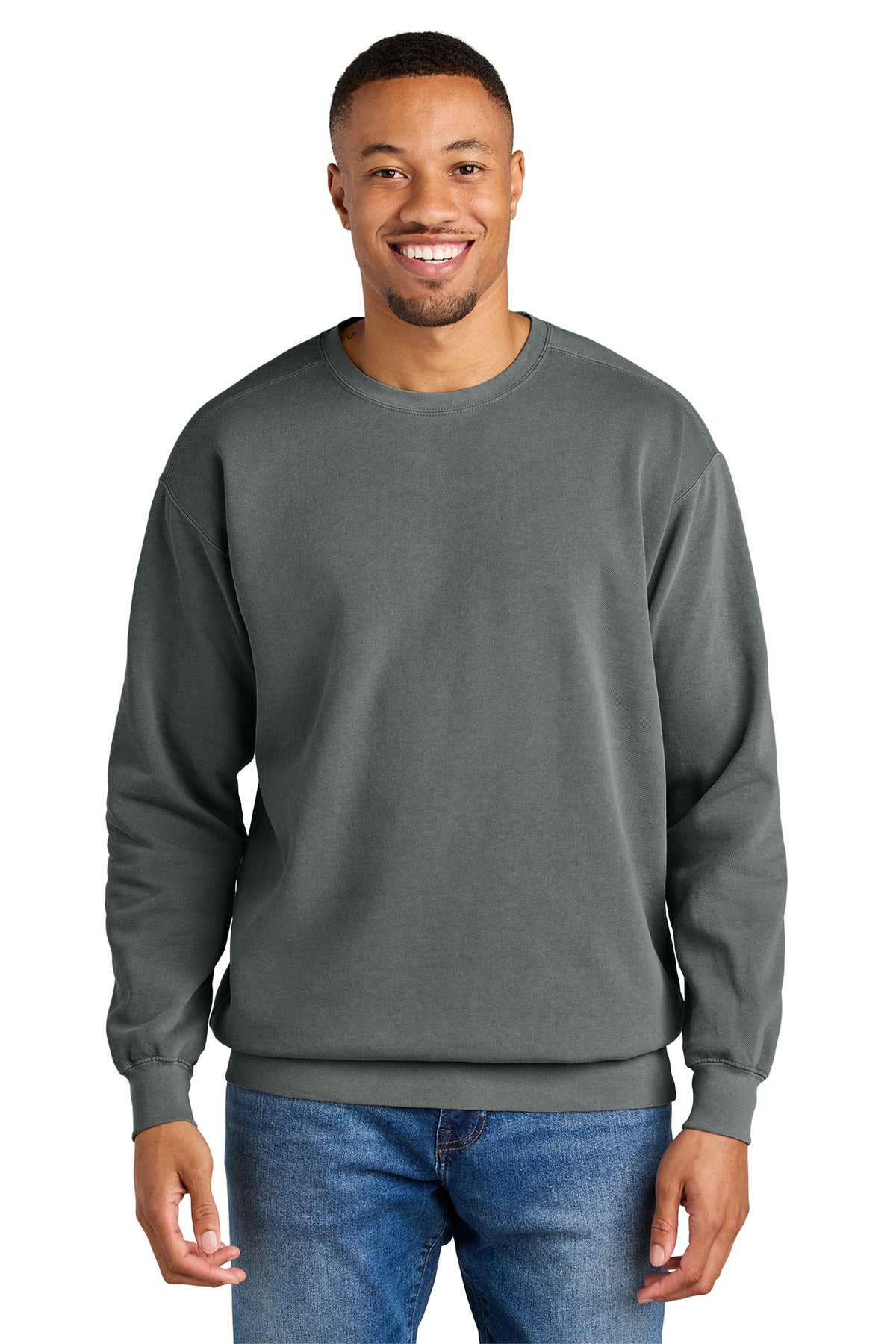 COMFORT COLORS  Ring Spun Crewneck Sweatshirt. 1566 in Grey
