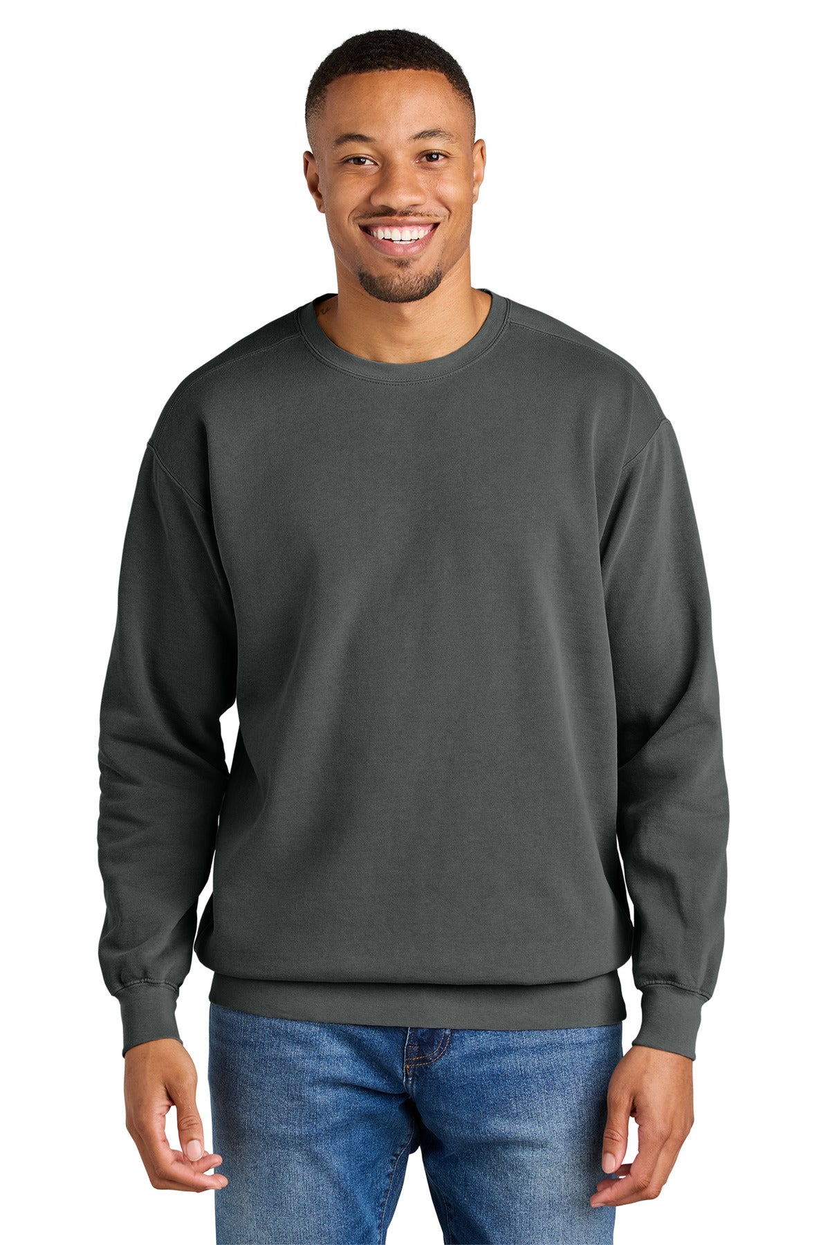 COMFORT COLORS  Ring Spun Crewneck Sweatshirt. 1566 in Pepper