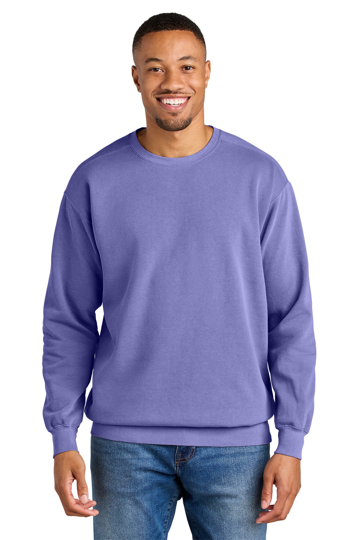 COMFORT COLORS  Ring Spun Crewneck Sweatshirt. 1566 in Violet