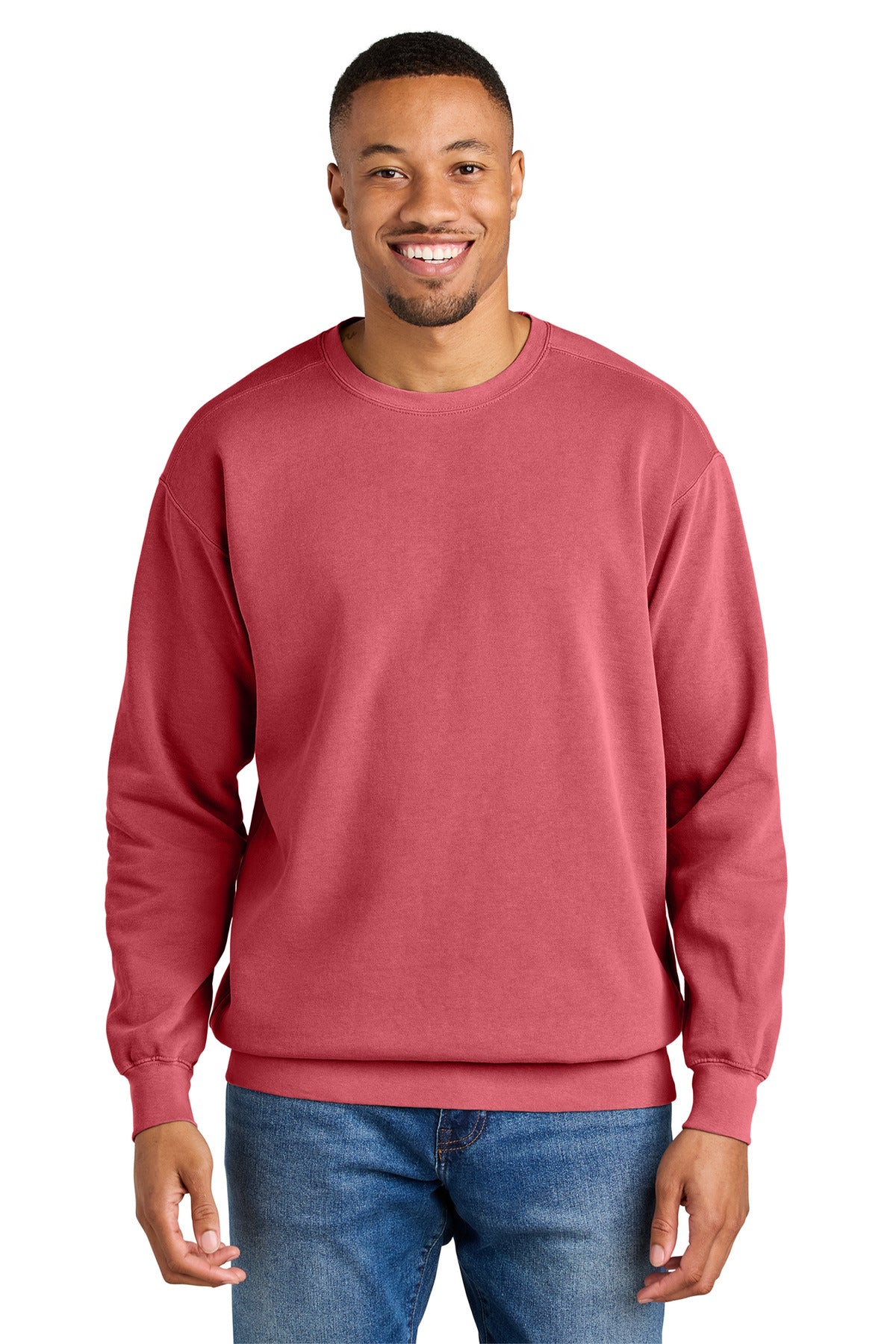 COMFORT COLORS  Ring Spun Crewneck Sweatshirt. 1566 in Watermelon