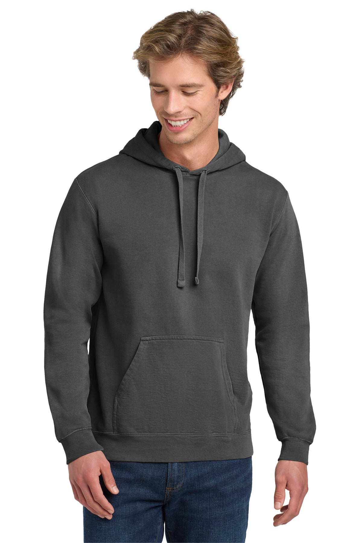 COMFORT COLORS  Ring Spun Hooded Sweatshirt. 1567 in Pepper