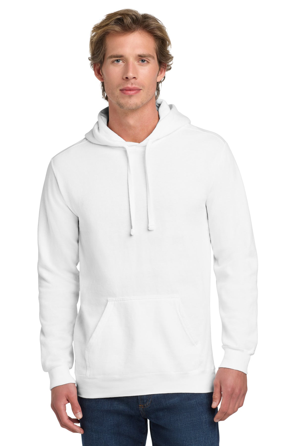 COMFORT COLORS  Ring Spun Hooded Sweatshirt. 1567 in White