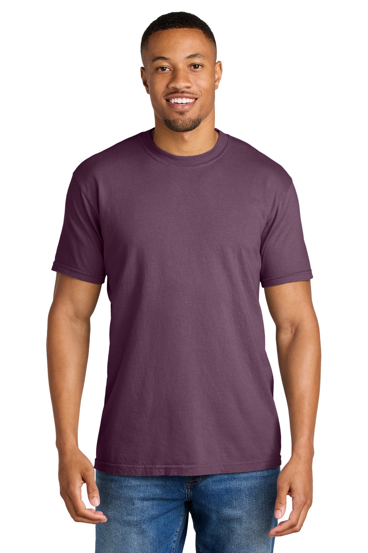 COMFORT COLORS  Heavyweight Ring Spun Tee. 1717 in Berry