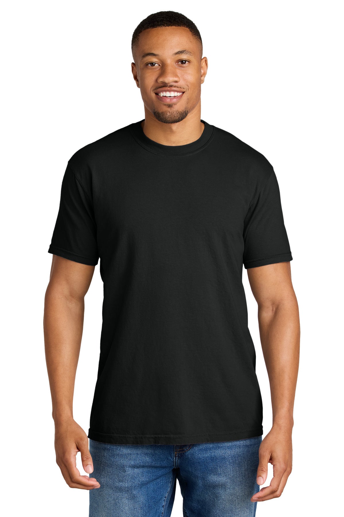 COMFORT COLORS  Heavyweight Ring Spun Tee. 1717 in Black