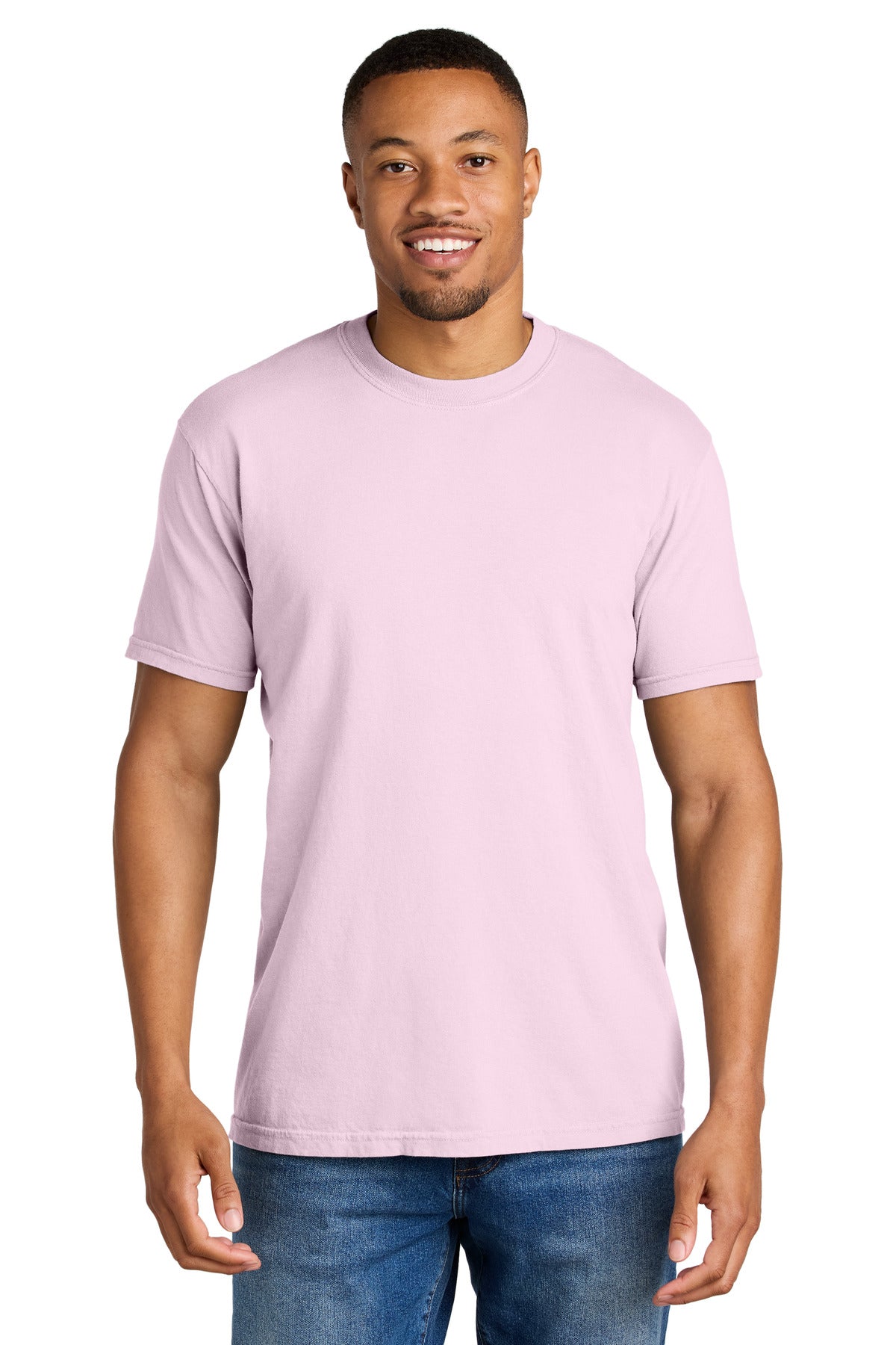 COMFORT COLORS  Heavyweight Ring Spun Tee. 1717 in Blossom