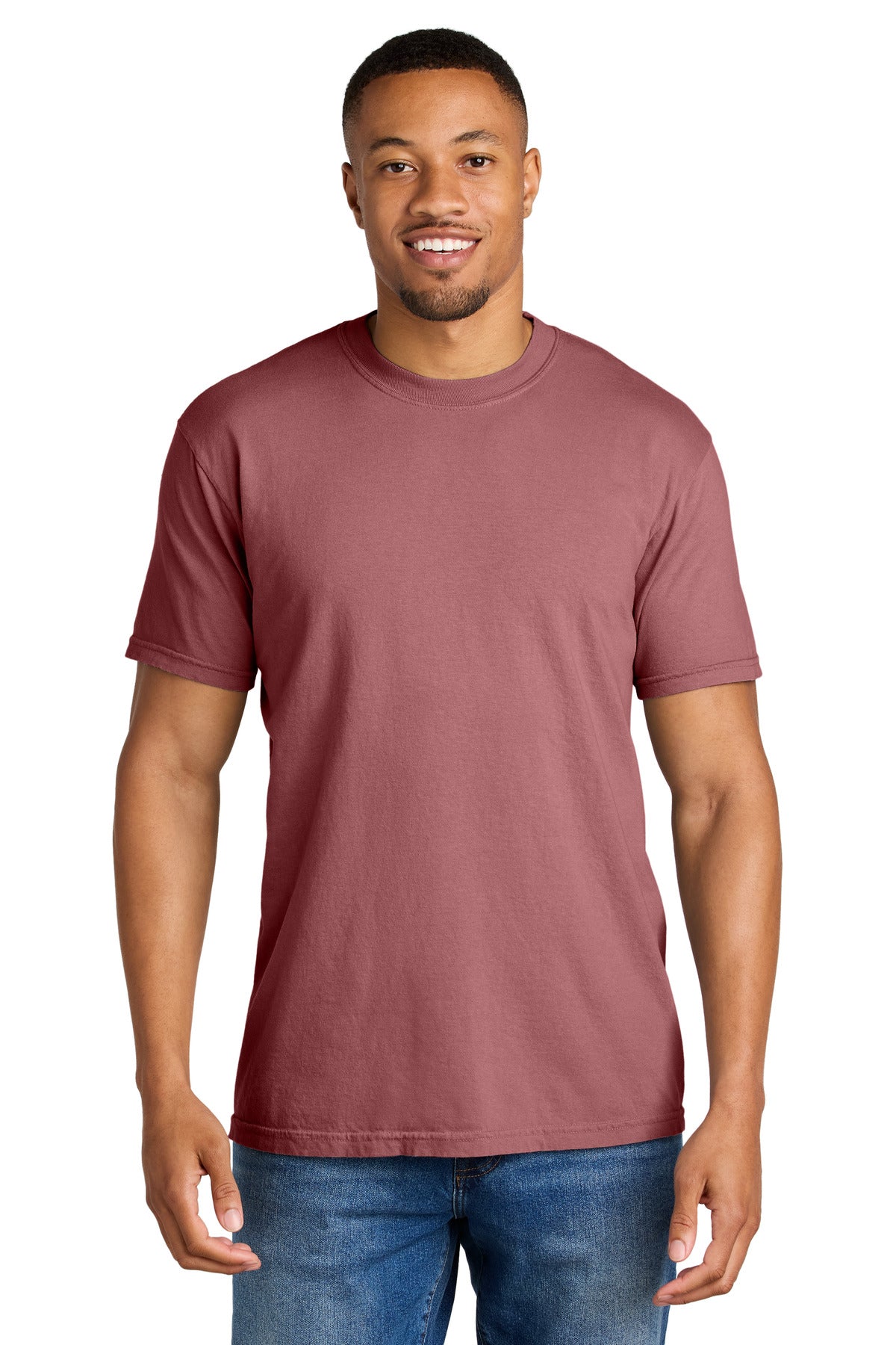 COMFORT COLORS  Heavyweight Ring Spun Tee. 1717 in Brick