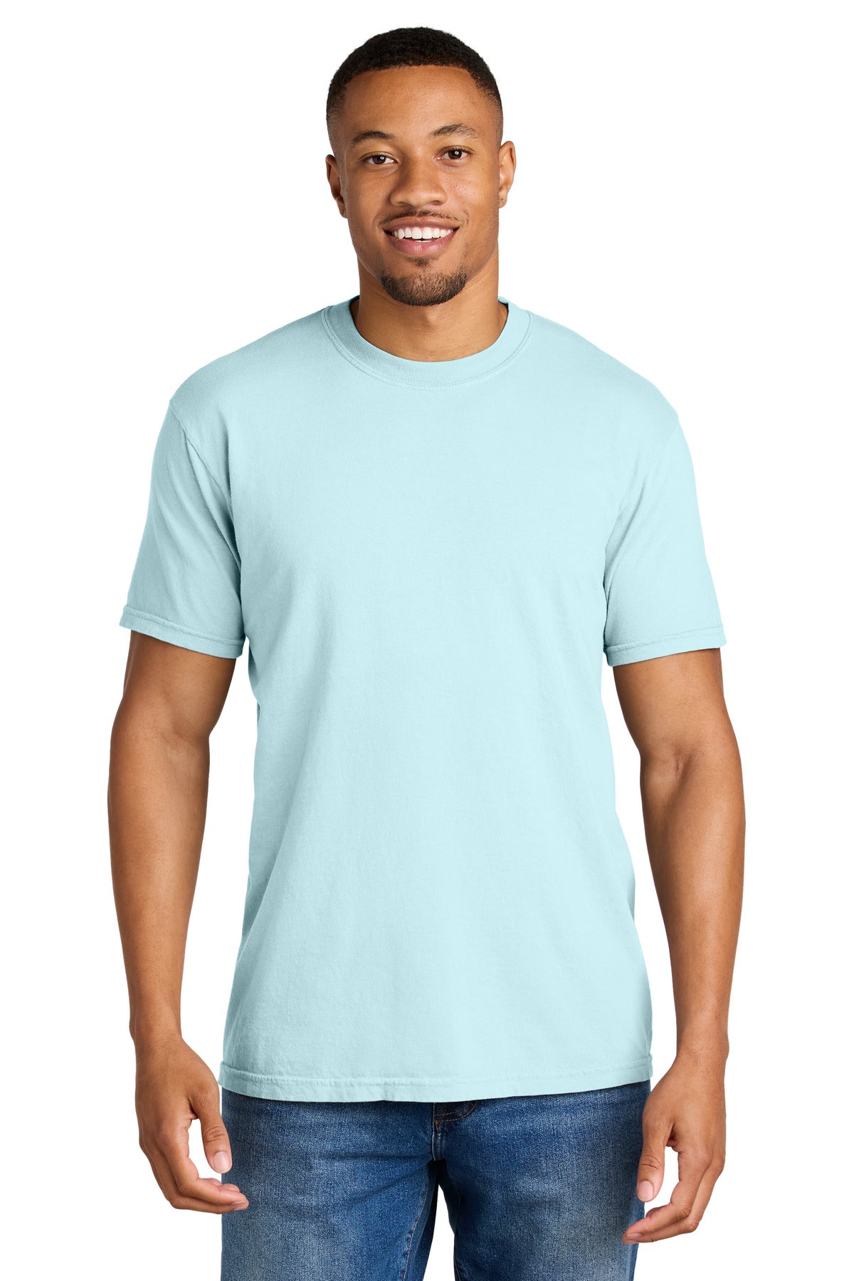 COMFORT COLORS  Heavyweight Ring Spun Tee. 1717 in Chambray