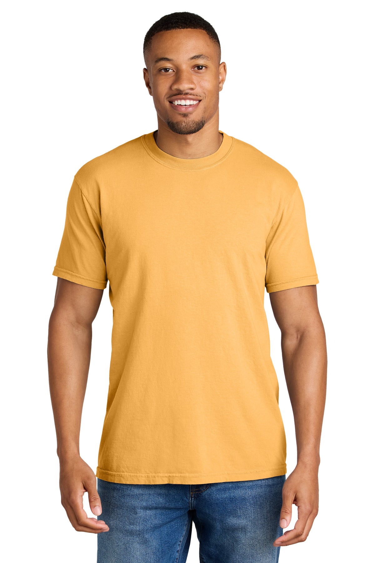 COMFORT COLORS  Heavyweight Ring Spun Tee. 1717 in Citrus