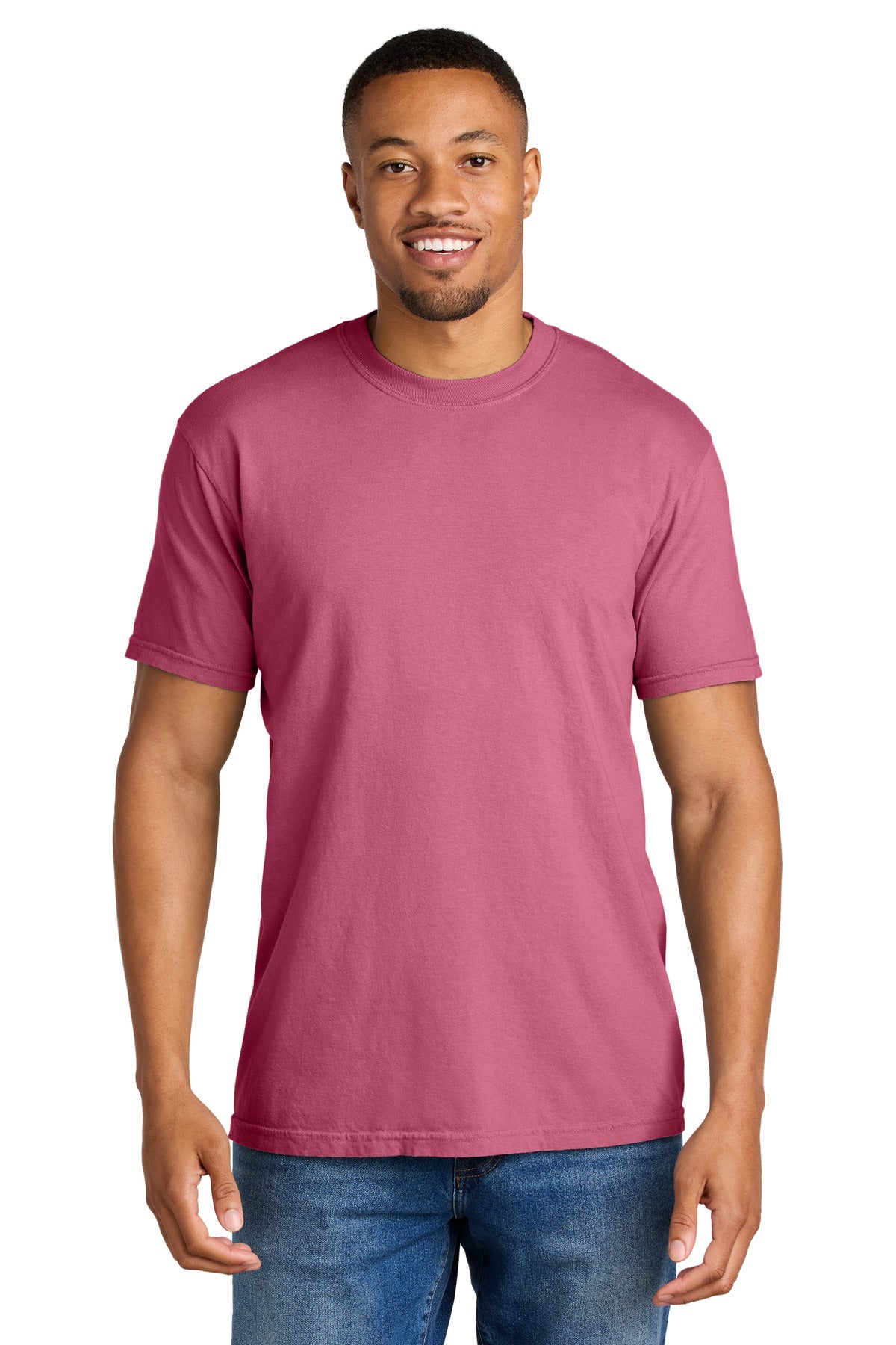 COMFORT COLORS  Heavyweight Ring Spun Tee. 1717 in Crunchberry