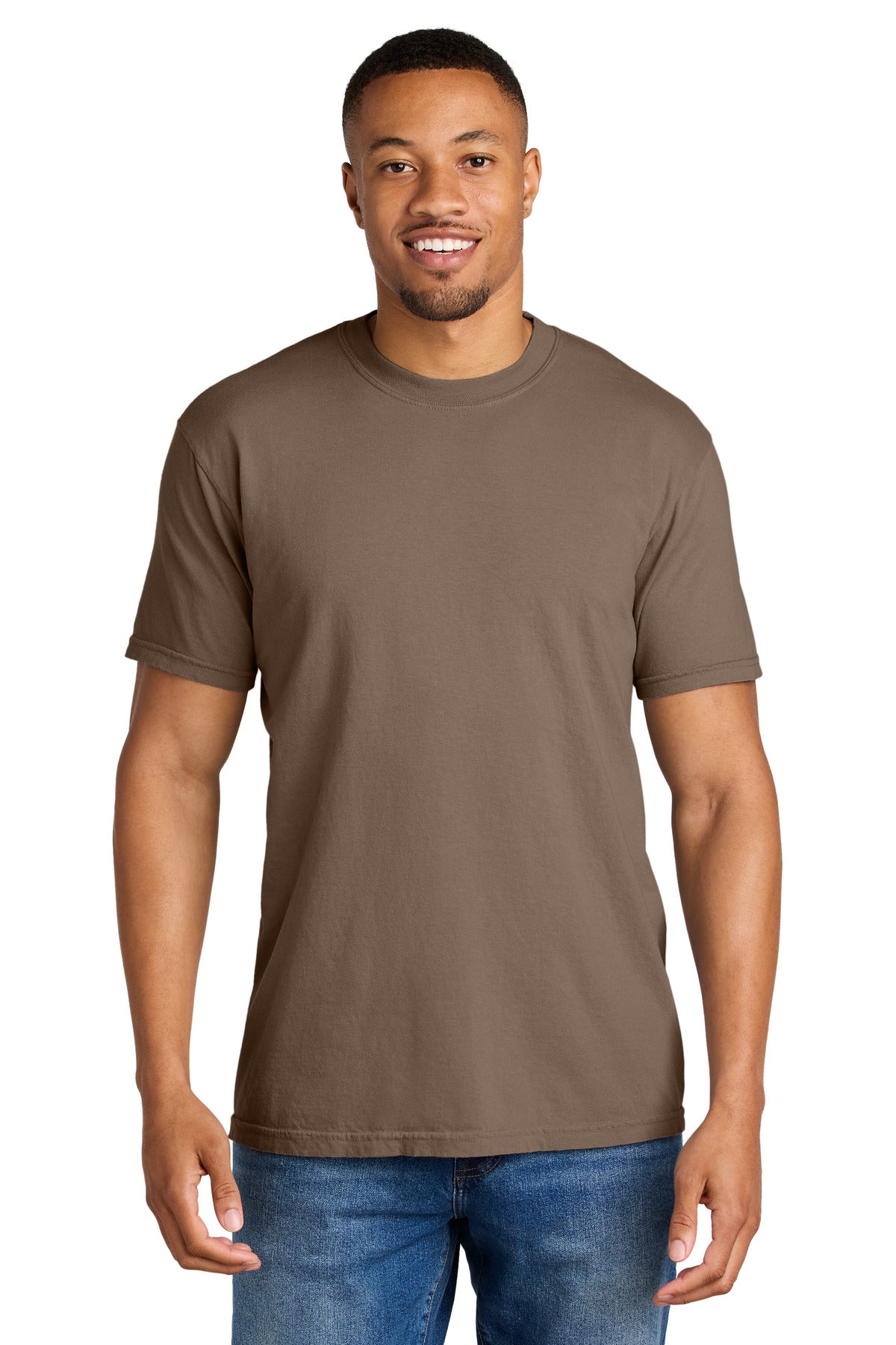 COMFORT COLORS  Heavyweight Ring Spun Tee. 1717 in Espresso