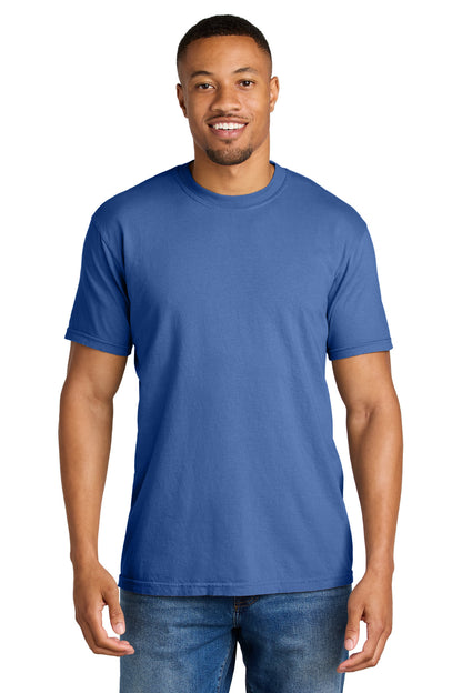 COMFORT COLORS  Heavyweight Ring Spun Tee. 1717 in Flo Blue