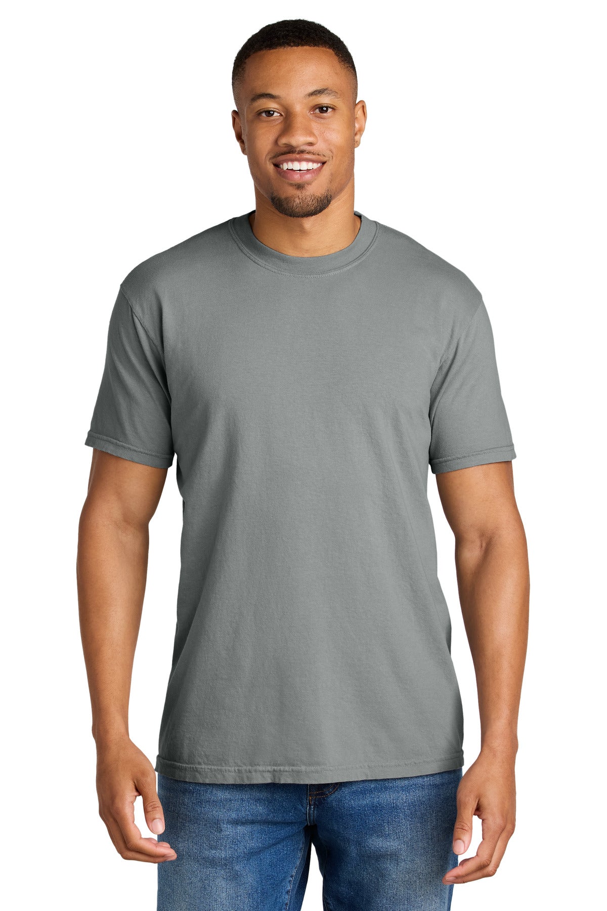 COMFORT COLORS  Heavyweight Ring Spun Tee. 1717 in Granite