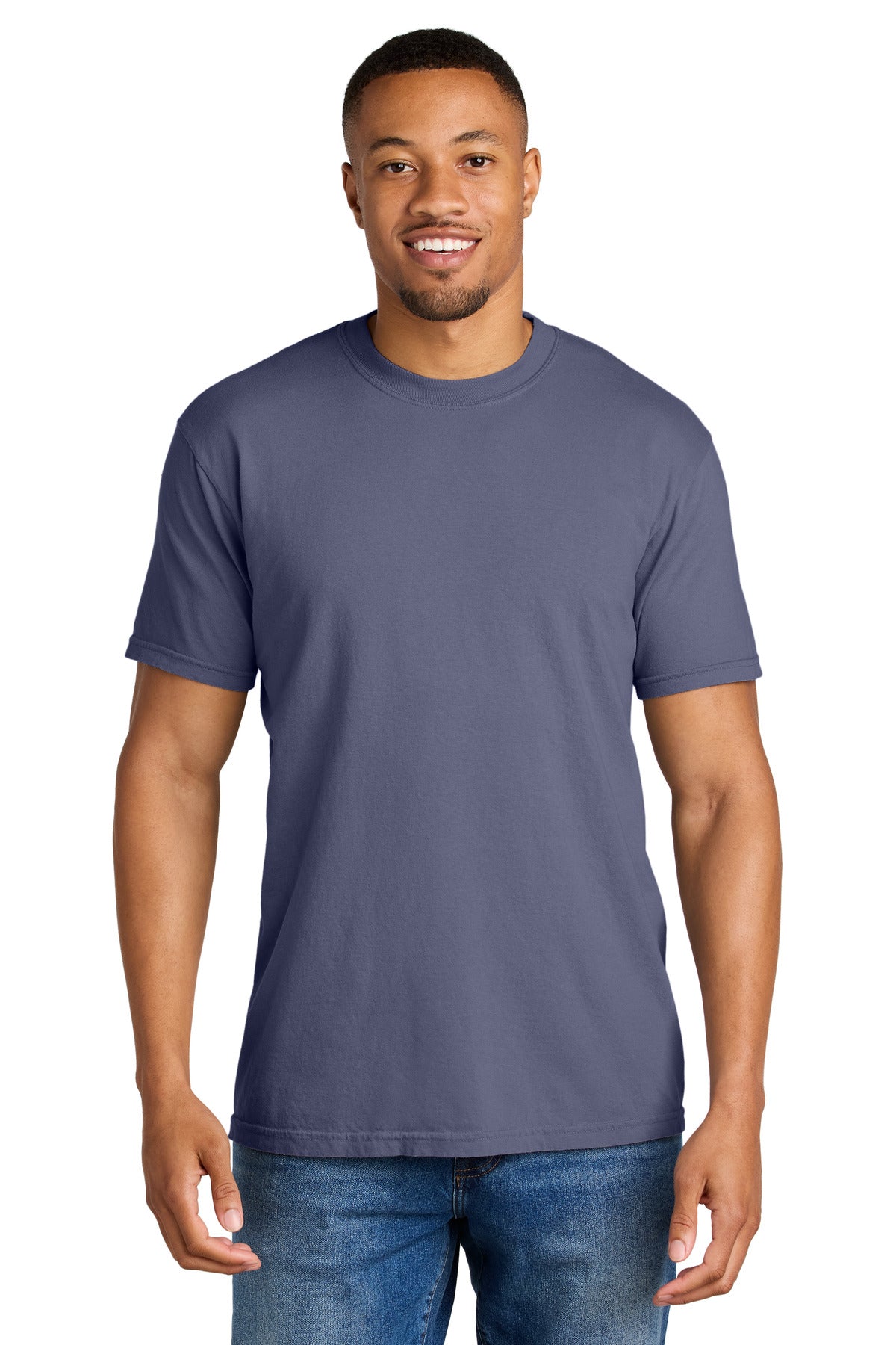 COMFORT COLORS  Heavyweight Ring Spun Tee. 1717 in Grape