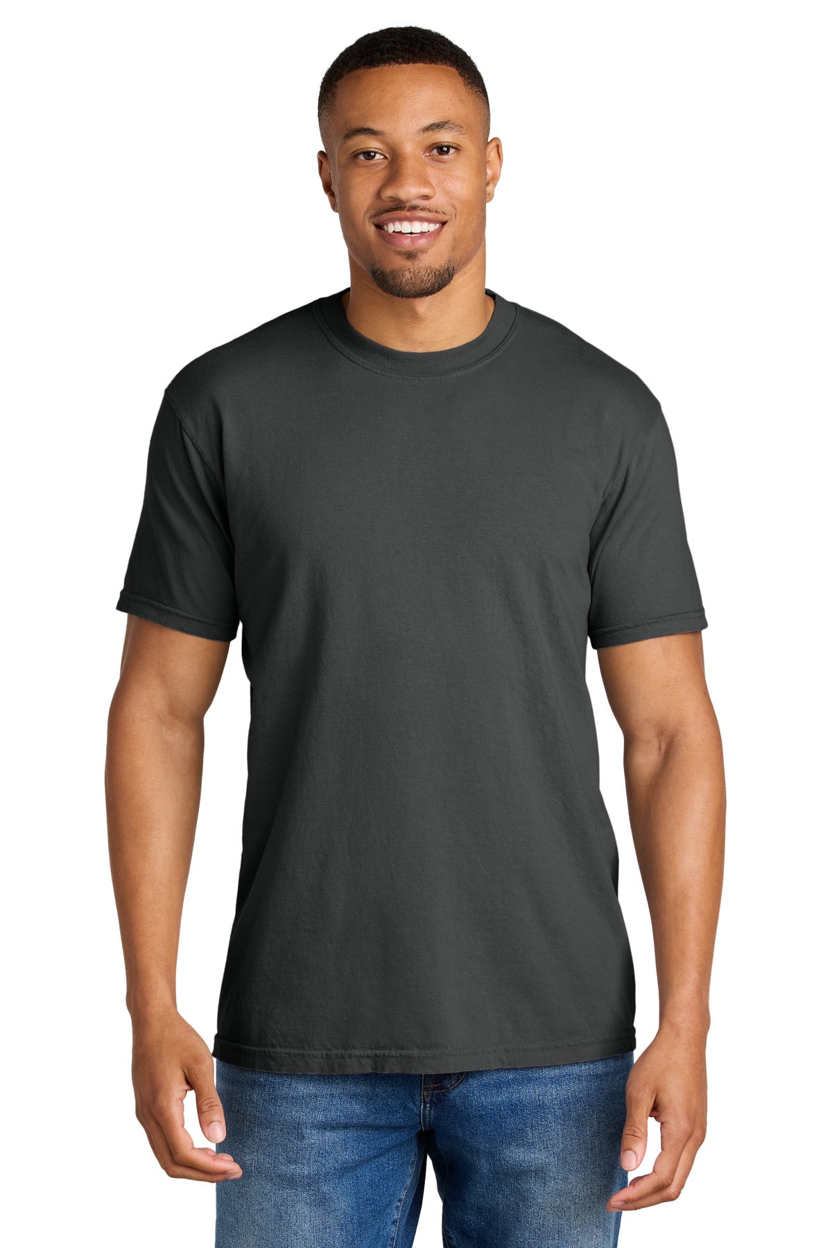 COMFORT COLORS  Heavyweight Ring Spun Tee. 1717 in Graphite