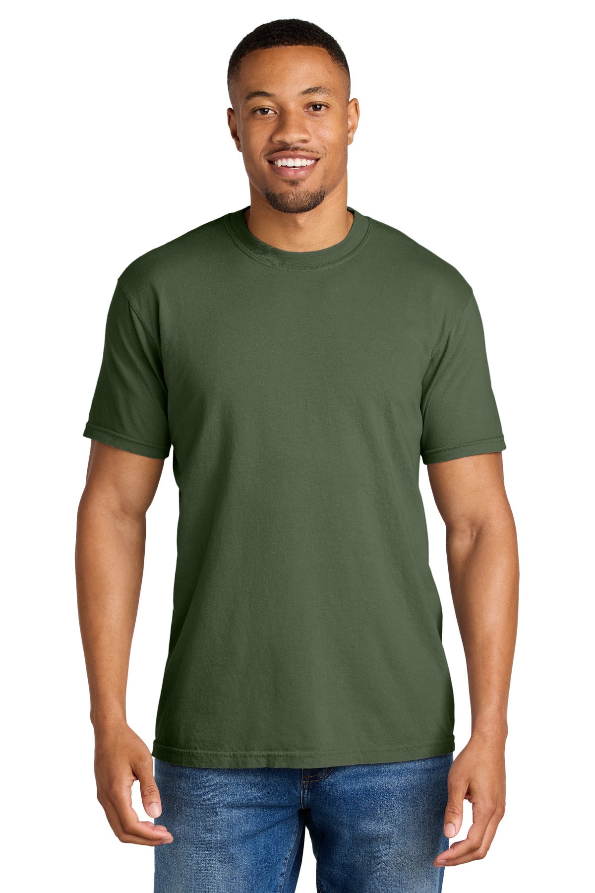 COMFORT COLORS  Heavyweight Ring Spun Tee. 1717 in Hemp