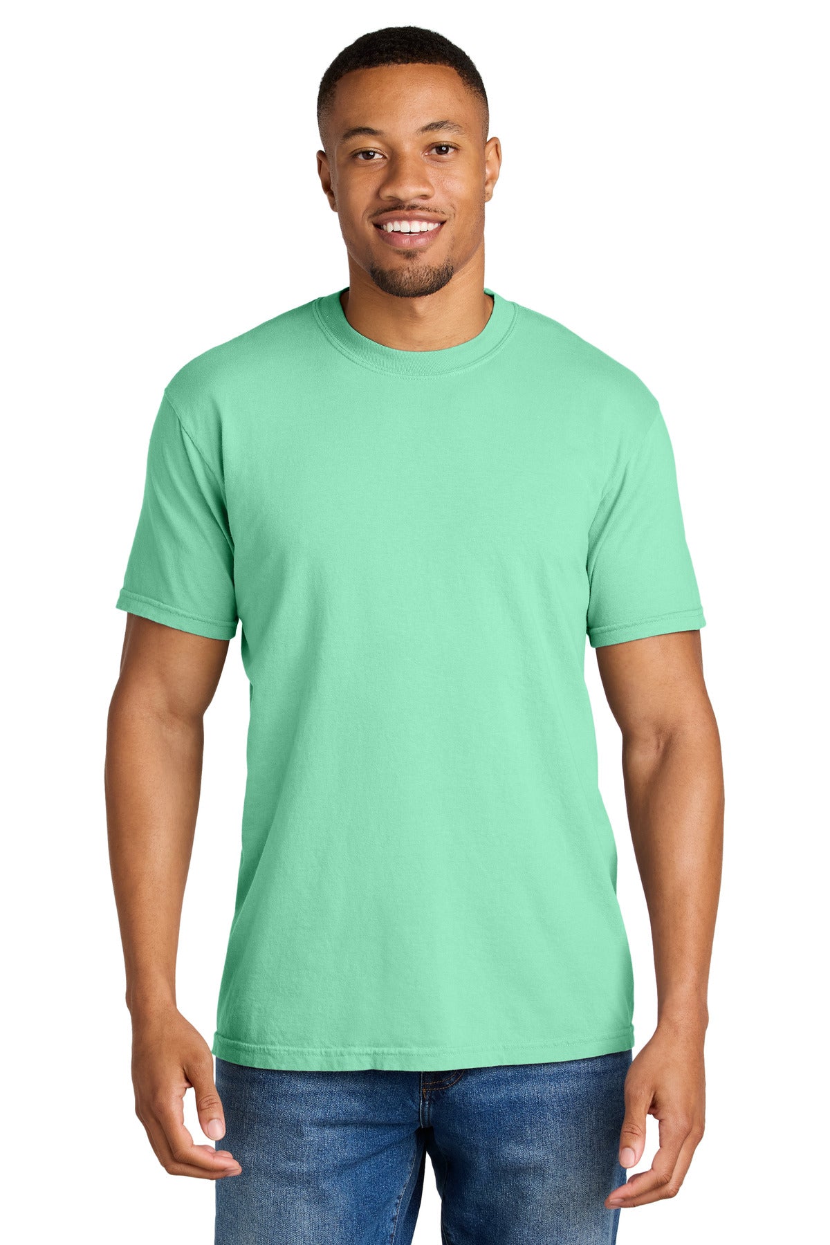 COMFORT COLORS  Heavyweight Ring Spun Tee. 1717 in Island Reef