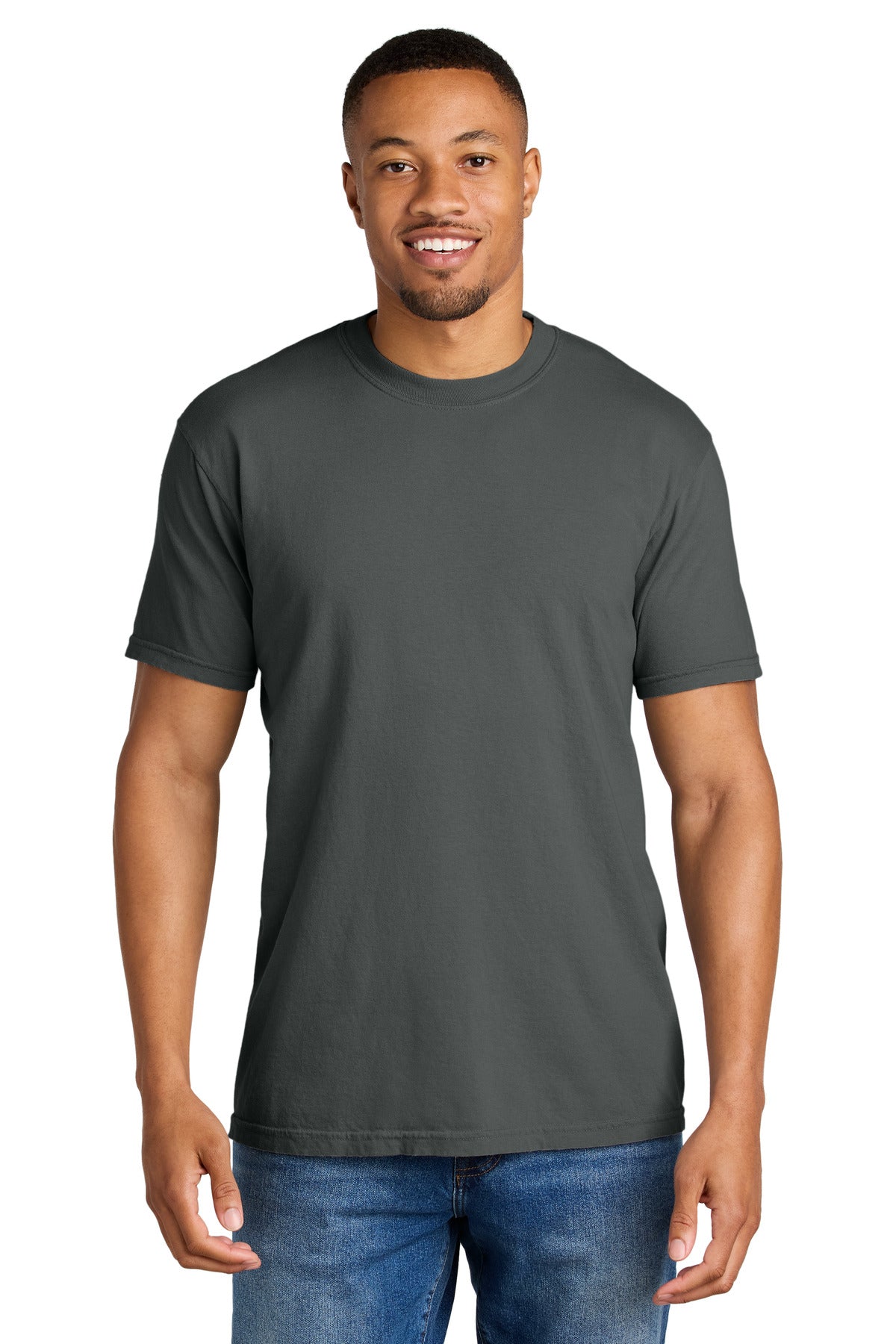 COMFORT COLORS  Heavyweight Ring Spun Tee. 1717 in Pepper