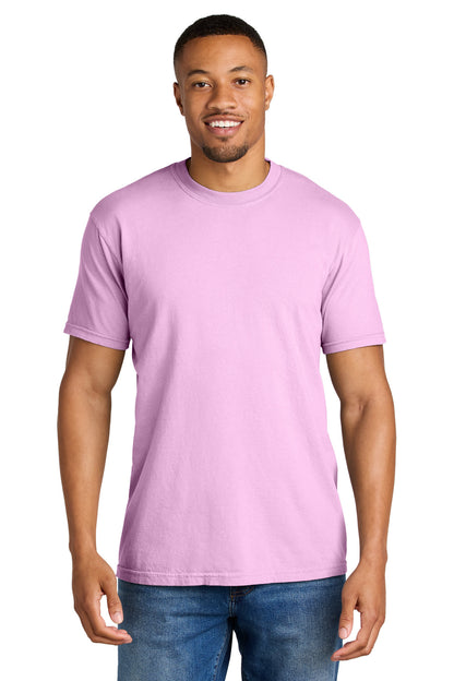 COMFORT COLORS  Heavyweight Ring Spun Tee. 1717 in Rose Quartz