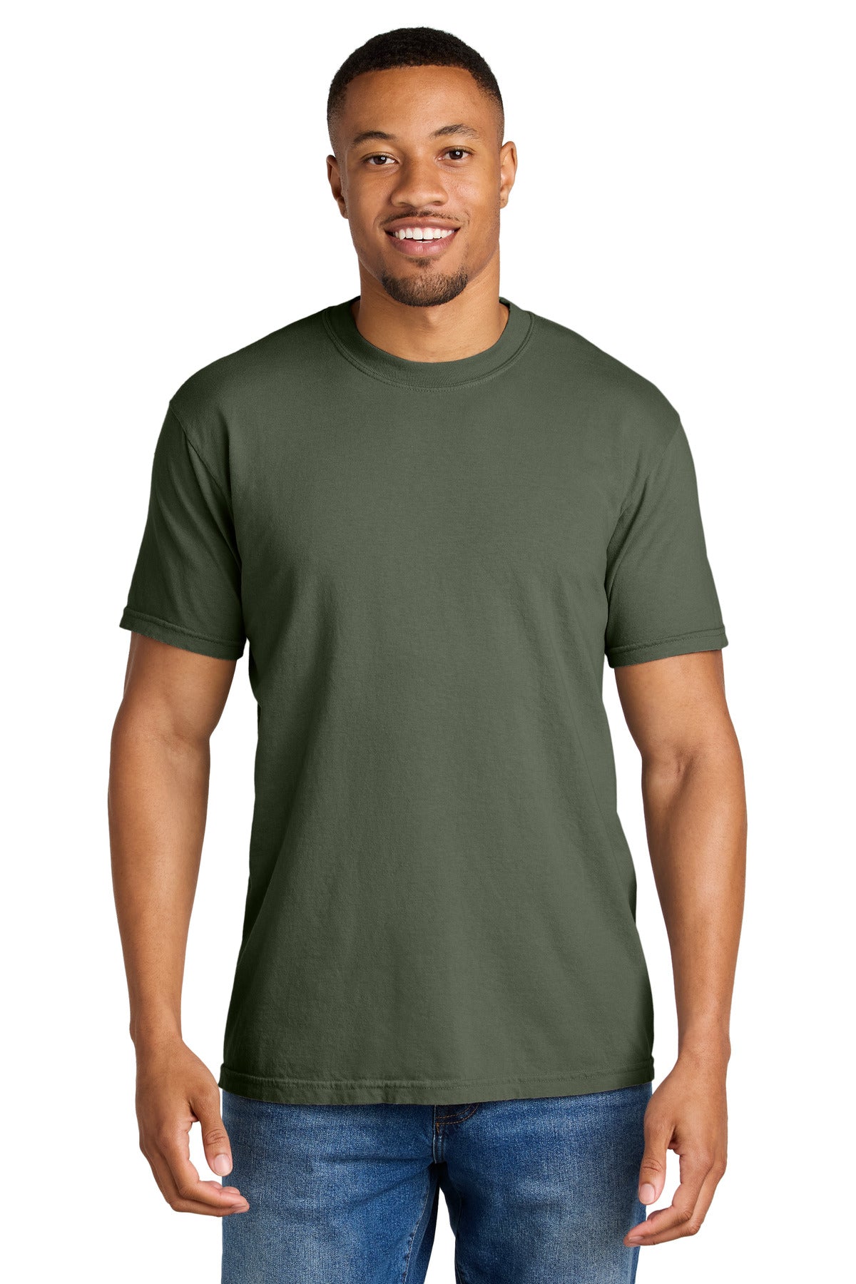 COMFORT COLORS  Heavyweight Ring Spun Tee. 1717 in Sage