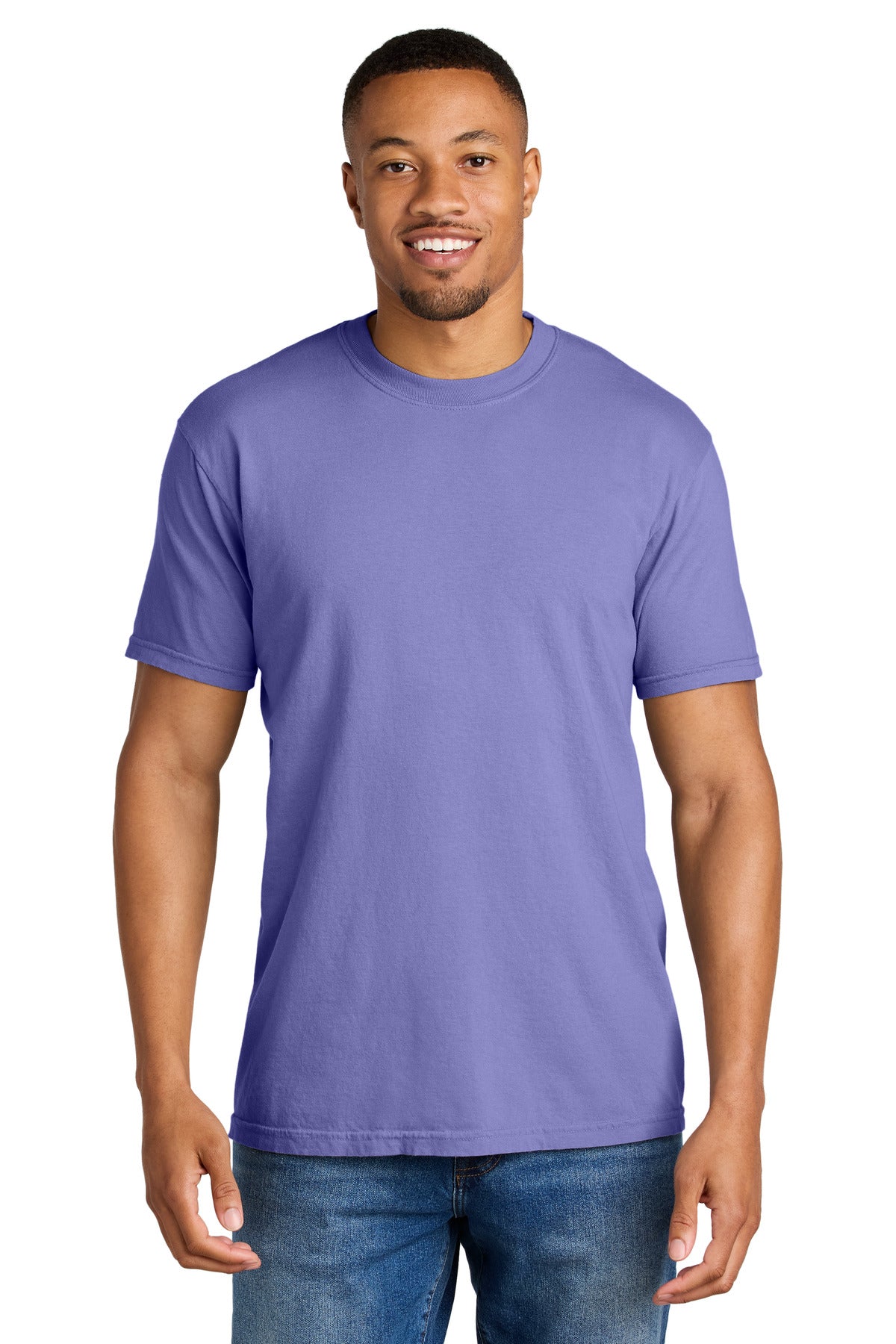 COMFORT COLORS  Heavyweight Ring Spun Tee. 1717 in Violet