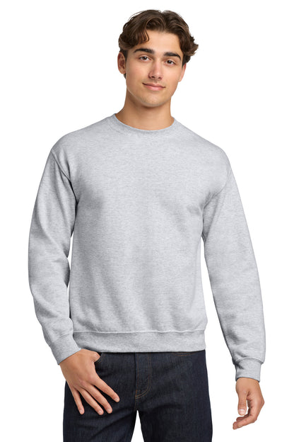 Gildan Heavy Blend Crewneck Sweatshirt.  18000 in Ash