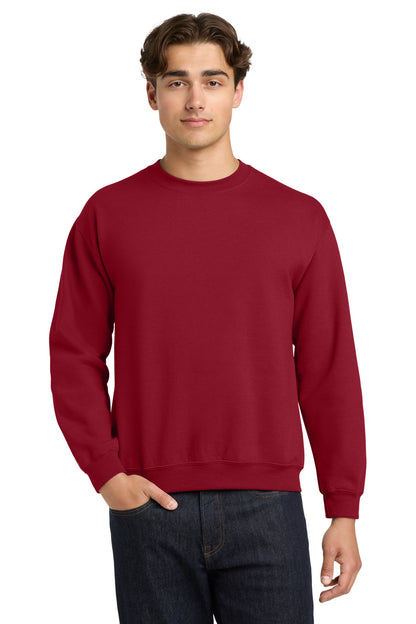 Gildan Heavy Blend Crewneck Sweatshirt.  18000 in Cherry Red