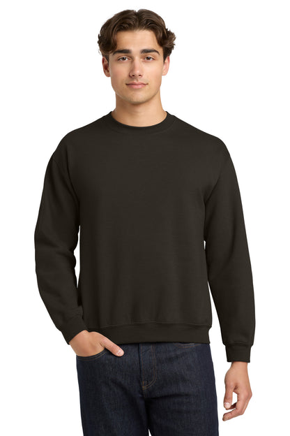 Gildan Heavy Blend Crewneck Sweatshirt.  18000 in Dark Chocolate