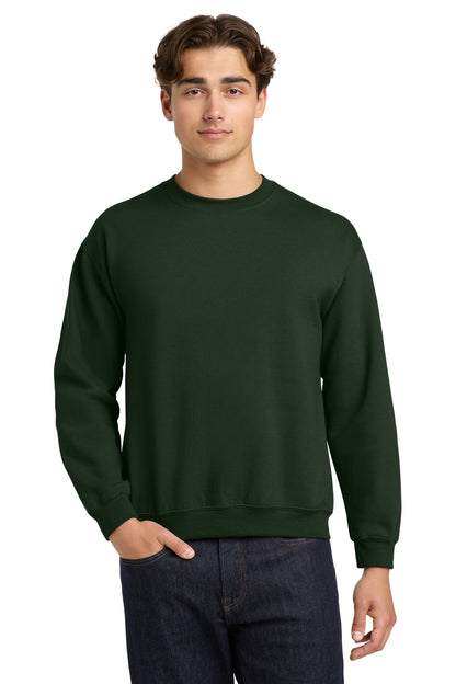 Gildan Heavy Blend Crewneck Sweatshirt.  18000 in Forest Green