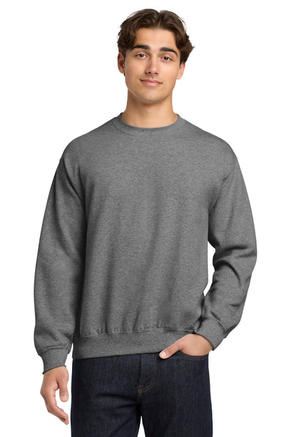 Gildan Heavy Blend Crewneck Sweatshirt.  18000 in Graphite Heather