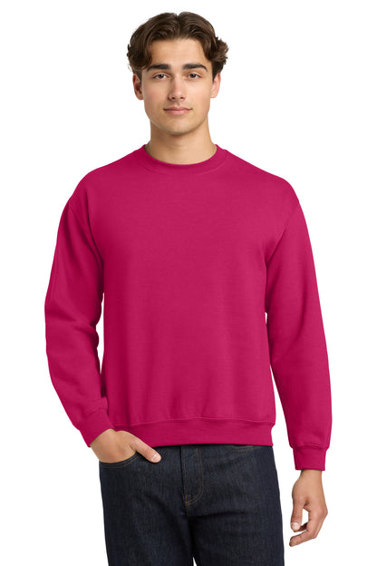 Gildan Heavy Blend Crewneck Sweatshirt.  18000 in Heliconia