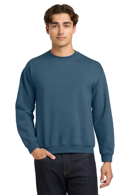 Gildan Heavy Blend Crewneck Sweatshirt.  18000 in Indigo Blue
