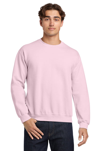 Gildan Heavy Blend Crewneck Sweatshirt.  18000 in Light Pink