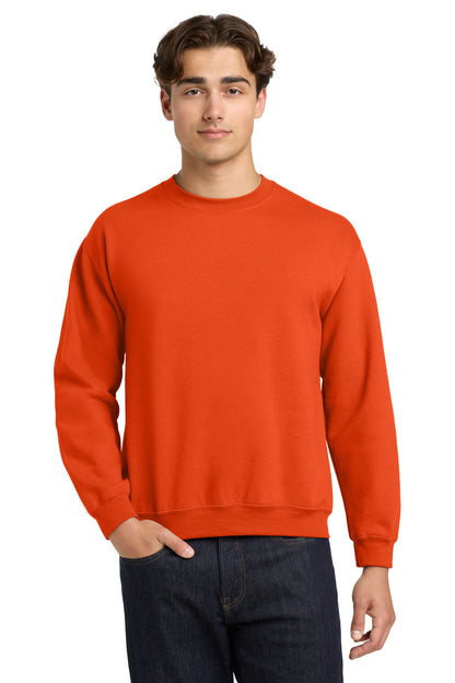 Gildan Heavy Blend Crewneck Sweatshirt.  18000 in Orange