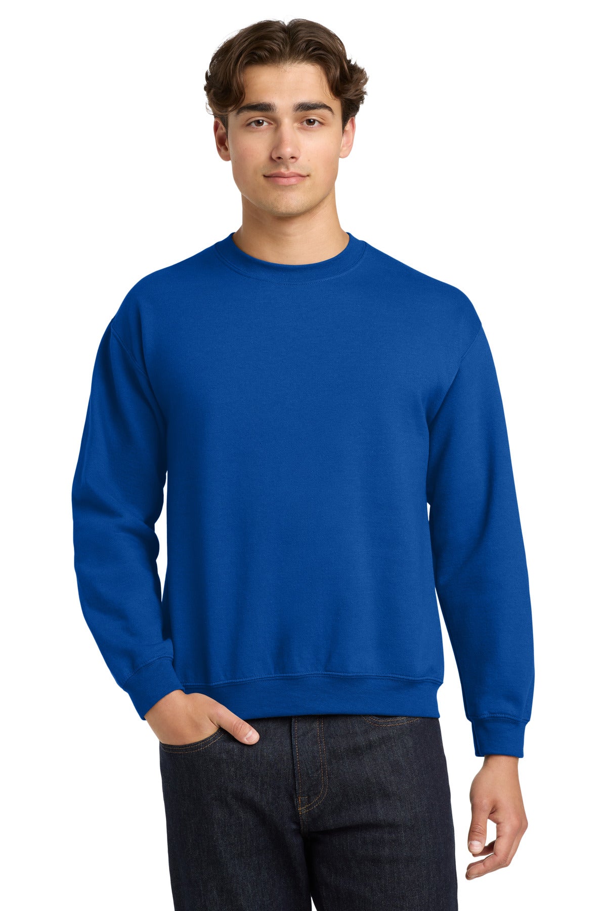 Gildan Heavy Blend Crewneck Sweatshirt.  18000 in Royal