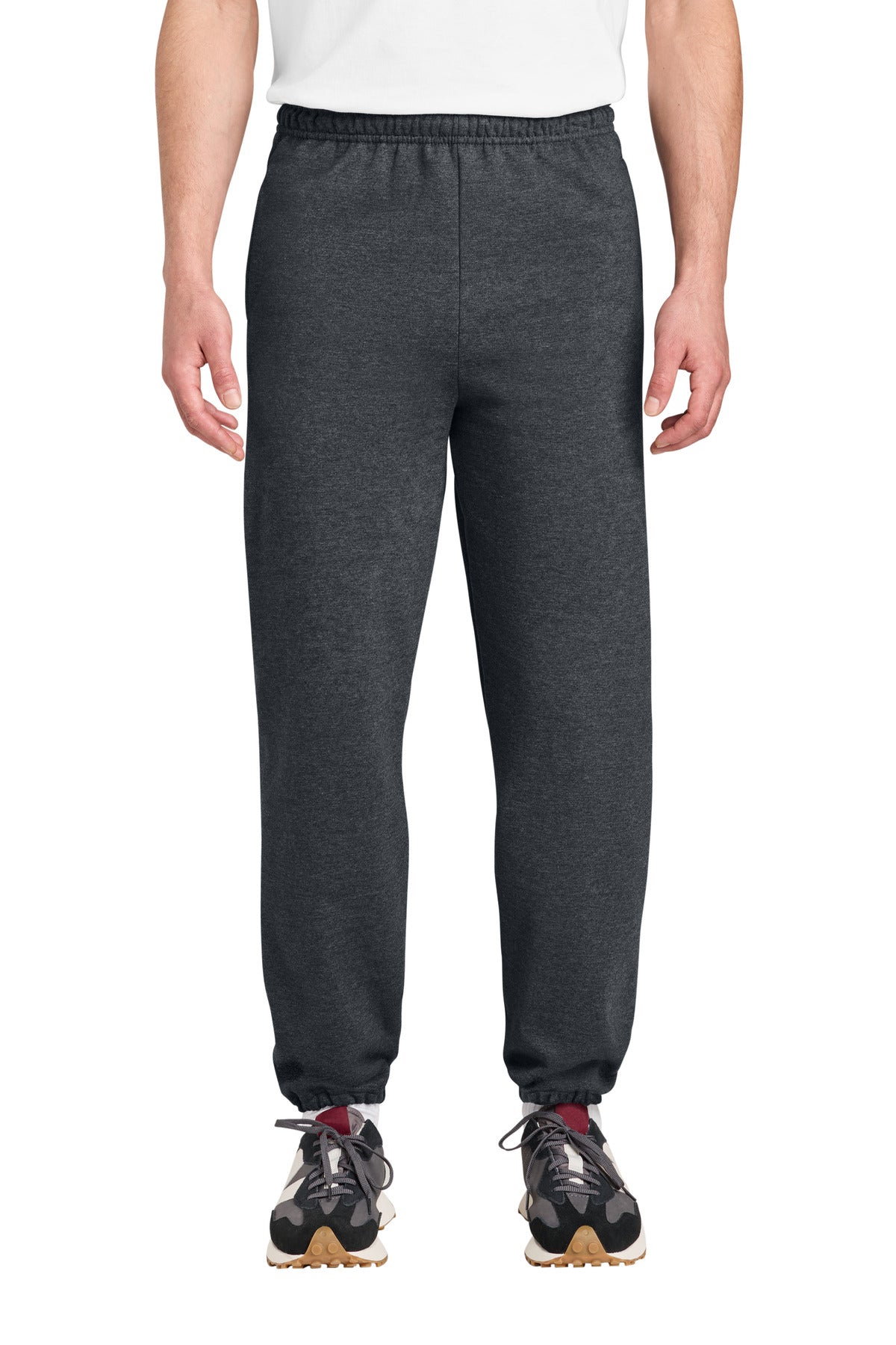 Gildan Heavy Blend Pocket Sweatpant 18100 in Dark Heather