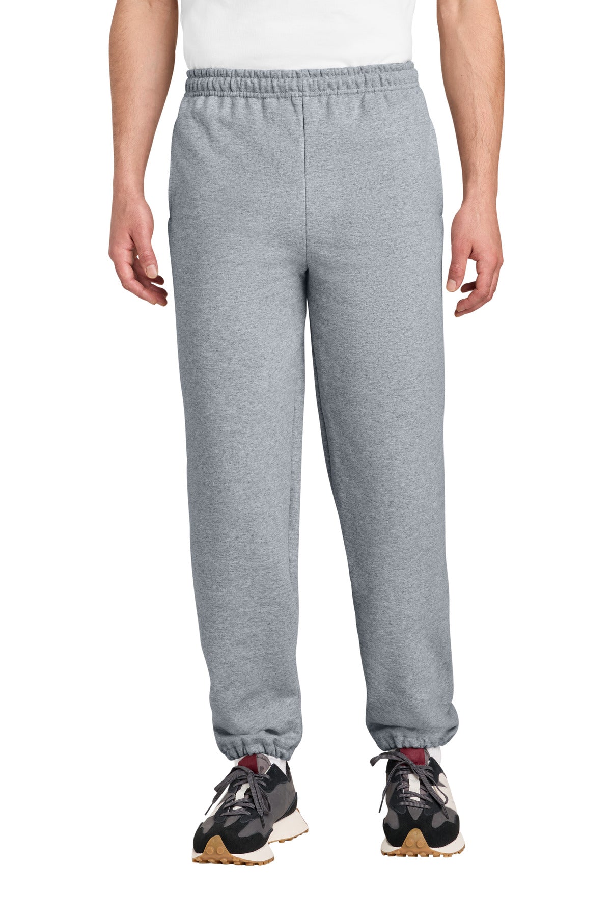 Gildan Heavy Blend Pocket Sweatpant 18100 in Sport Grey