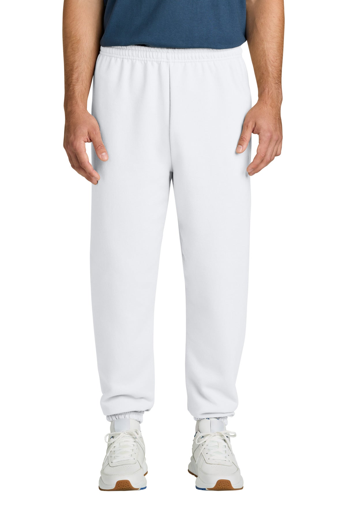 Gildan Heavy Blend Sweatpant.  18200 in White