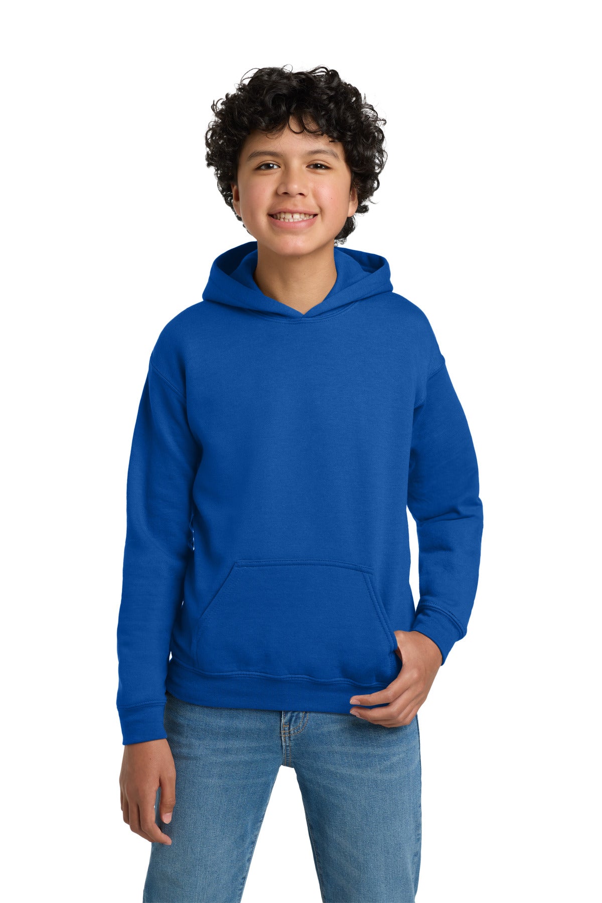 Gildan - Youth Heavy Blend Hooded Sweatshirt. 18500B in Royal