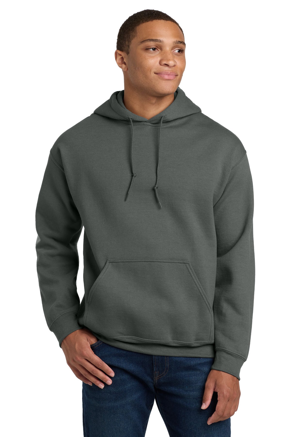 Gildan - Heavy Blend Hooded Sweatshirt.  18500 in Charcoal