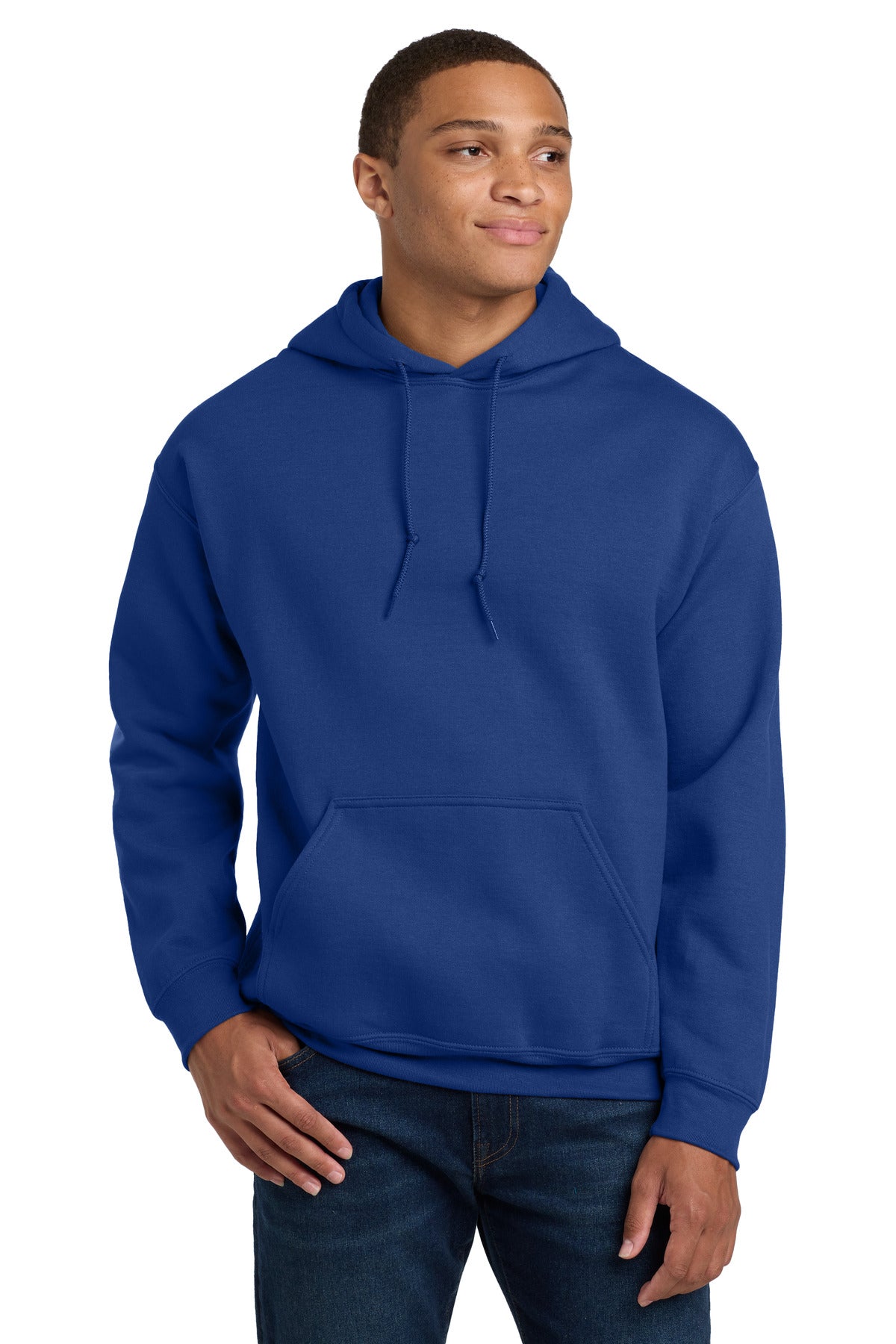 Gildan - Heavy Blend Hooded Sweatshirt.  18500 in Fan Deep Royal