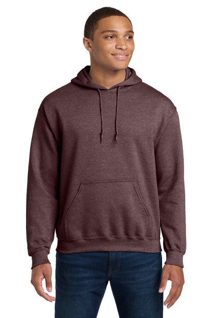 Gildan - Heavy Blend Hooded Sweatshirt.  18500 in Heather Dark Maroon